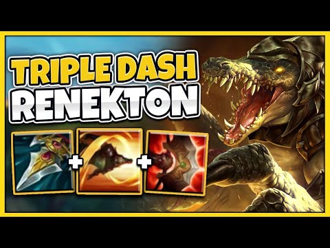 FLY ACROSS MAP TO ONE-SHOT ENEMIES! ULTIMATE 1V5 RENEKTON STRATEGY (3 DASHES) - League of Legends