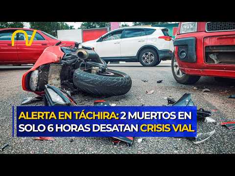 ¡ALERTA EN EL TÁCHIRA! 92% de los accidentes involucran a motorizados: PC eleva alarmas
