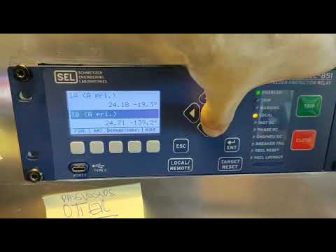 Relay in the Loop SEL-851 /Rele en el lazo SEL-851