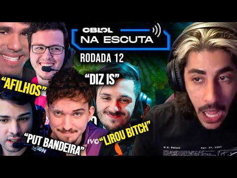 "Olha o Inglês do CBLOL" | REAGINDO AO NA ESCUTA RODADA 12 | React