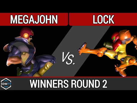 SDSU Biweekly 54 - Megajohn (Falcon) vs. Lock (Samus) - SSBM WR2 - Smash Melee