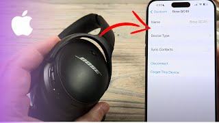 How To Connect Bose QuietComfort 45 Headphones To iPhone