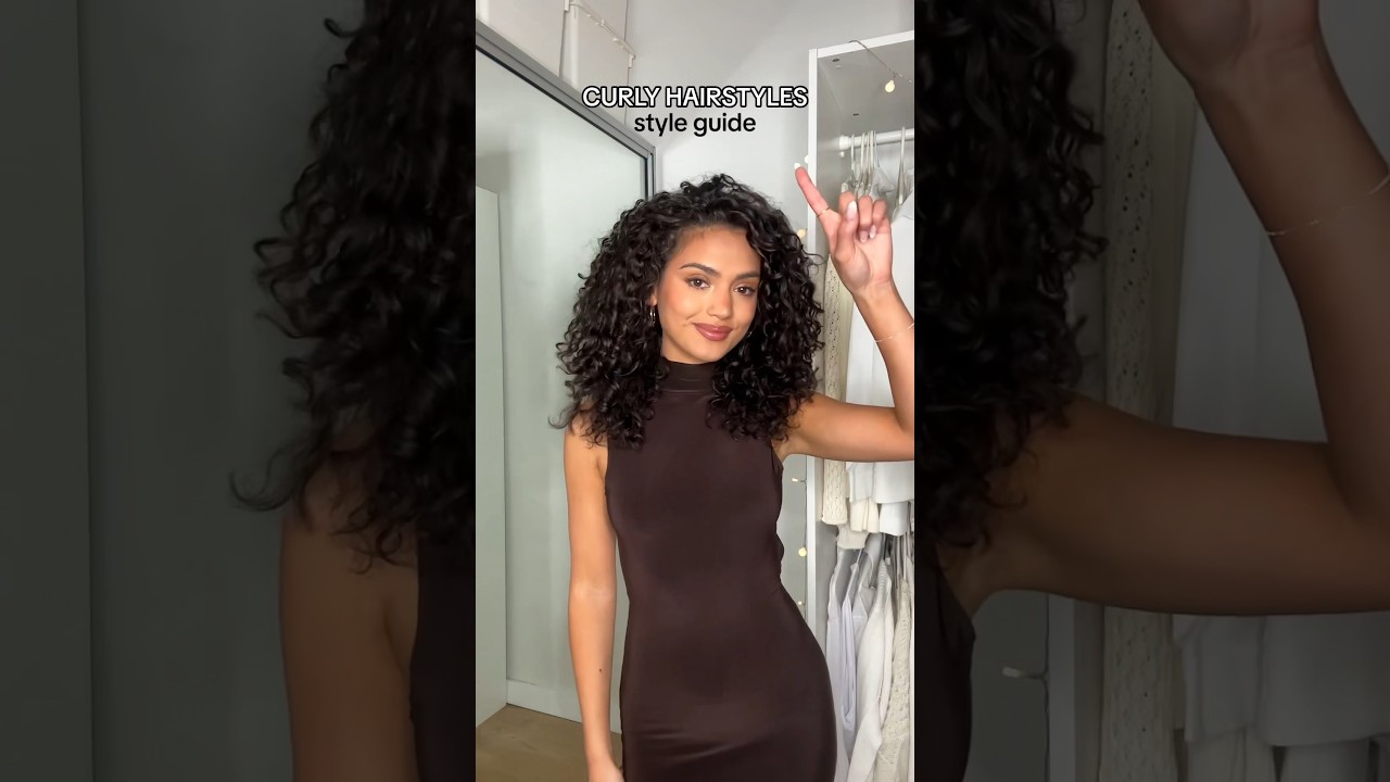 How to match your hairstyle to your outfit - curly edition🤍