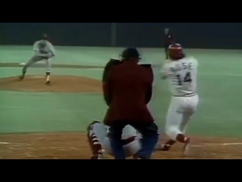 Pete Rose' Only World Series Triple ( '75 Game 3 )