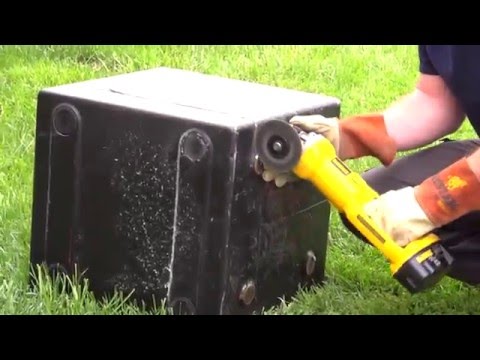 Cutting open our Safe!