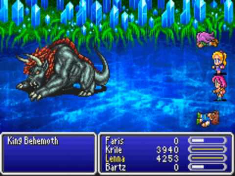 Final Fantasy V GBA - Blue Magic Exhibition