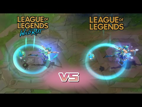 Star Guardian Orianna (Wild Rift) VS Star Guardian Orianna (LoL PC) Skin Comparison 🌟💫