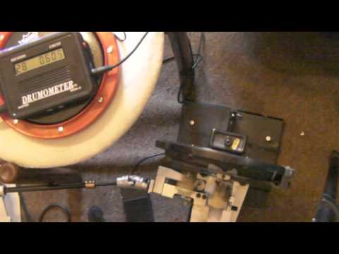 Extreme single stroke double bass practice with DRUMOMETER - by Lucass