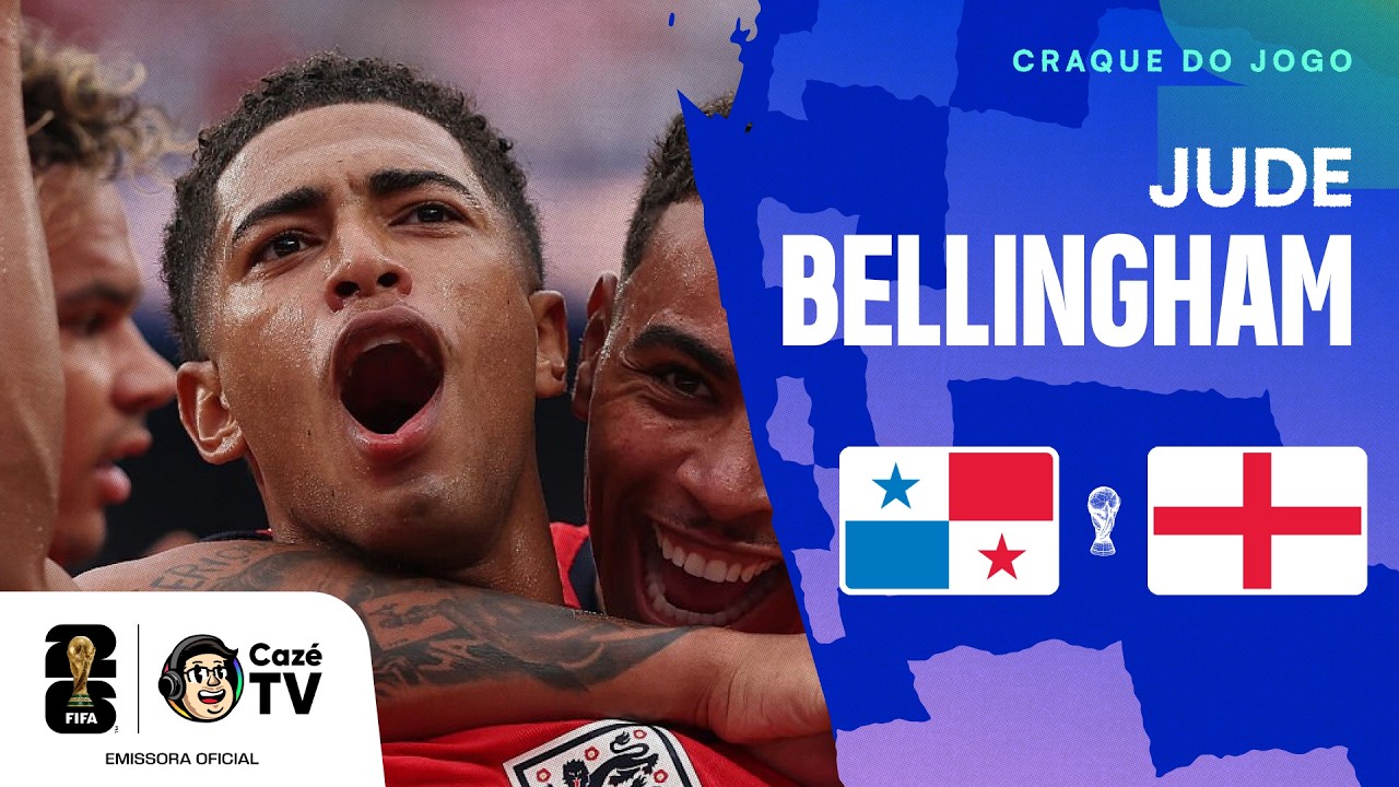 A GRANDE ESPERANÇA INGLESA! TODOS OS LANCES DE BELLINGHAM EM PANAMÁ X INGLATERRA | COPA DO MUNDO