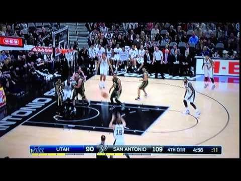 Jonathon Simmons assist to Matt Bonner