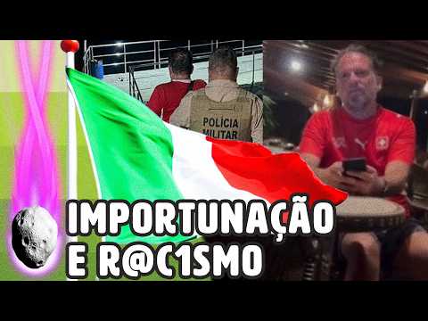 ITALIANO SE ENVOLVE EM CONFUSÃO, É ACUSADO DE R4C1SMO E IMPORTUNAÇÃO NA BAHIA | PLANTÃO