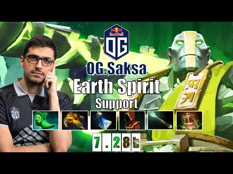 Earth Spirit Support | OG.Saksa | THE LEGACY OF OG JERAX | 7.28b Gameplay Highlights