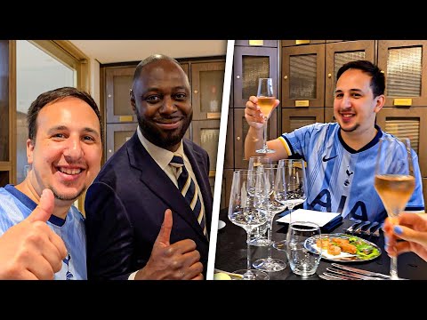 We Sat In One Of The Most Expensive Seats At Tottenham!