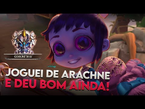ARACHNE JUNGLER, JOGUEI DE ARACHNE E DEU CERTO AINDA! - ⚡ Smite BR Conquista