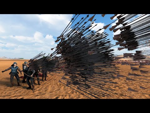 5 SUPER ARCHERS (6,000,000 RPM) Full Auto vs 1 MILLION KNIGHTS   - Ultimate Epic Battle Simulator 2