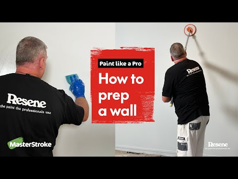 Paint like a Pro - How to prep a wall for painting