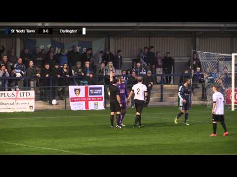 St Neots Town 3-1 Darlington - FA Trophy - 2014/15