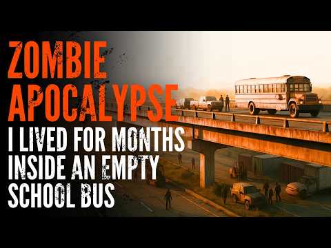 ZOMBIE APOCALYPSE: I Lived for Months Inside an Empty School Bus Parked on the Highway Overpass