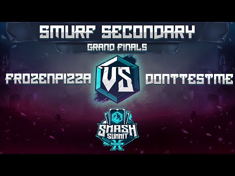 FrozenPizza vs DontTestMe - Smurf Secondary: GRAND FINALS - Smash Summit 10 | Ice Climbers vs Roy