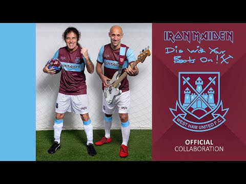 Iron Maiden estrena jersey en colaboración con West Ham
