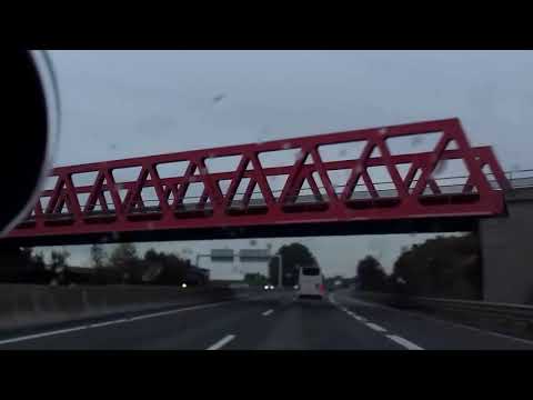 Austria. Road A1. Rastplatz Hainbach Süd  to  ASFINAG rest area Schallaburg. 10.2019