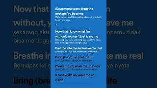 Download lagu Bring Me To Life | Evanescence | Lirik Terjemahan Indonesia mp3