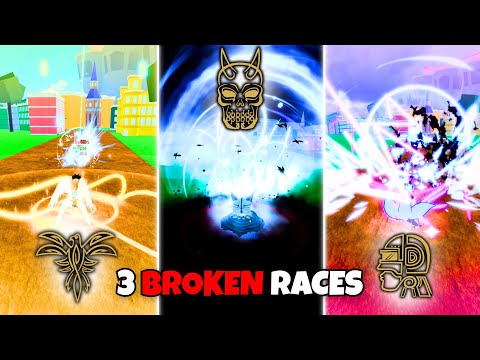 I Used The 3 BEST Race V4's In BloxfruitsPvP 💀...