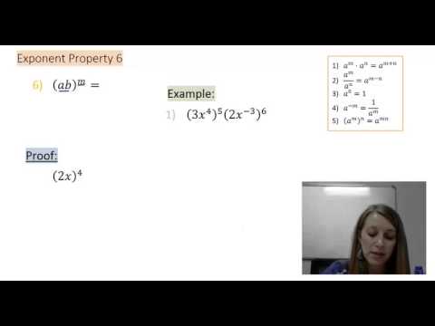 4: Exponent Properties 5, 6 - Powers on the Outside of the Parenthesis