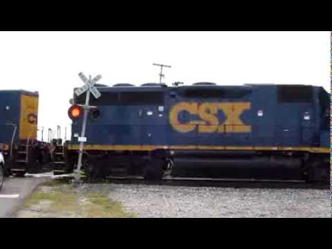 Short CSX Train with Caboose