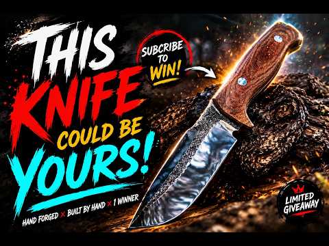 From Raw Steel to Handforged GIVEAWAY Knife 🔥 | Full Build
