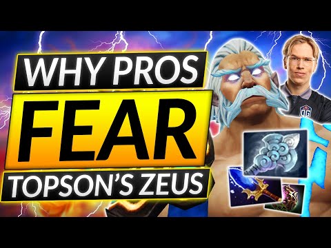 Why EVERYONE FEARS TOPSON's ZEUS - BROKEN MID LANE TIPS - Dota 2 Guide