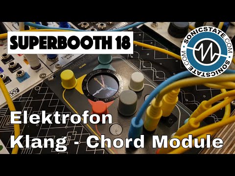 Superbooth 2018 Elektrofon Klang - Beautiful Chord Module