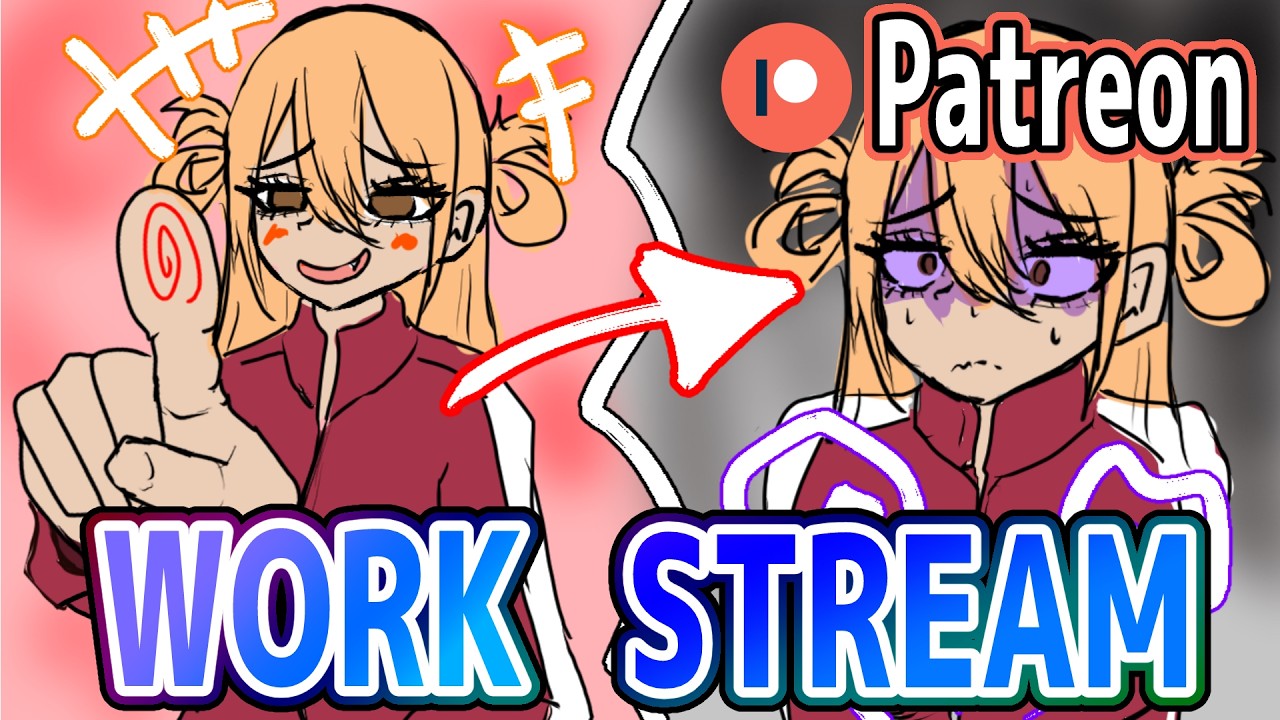 激クサお絵描き作業配信! / STINKY ART STREAM!【Every 3 Likes it happens...】