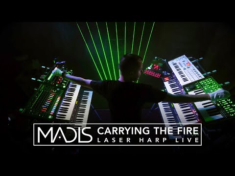 Madis - Carrying The Fire (Laser Harp Live Performance)