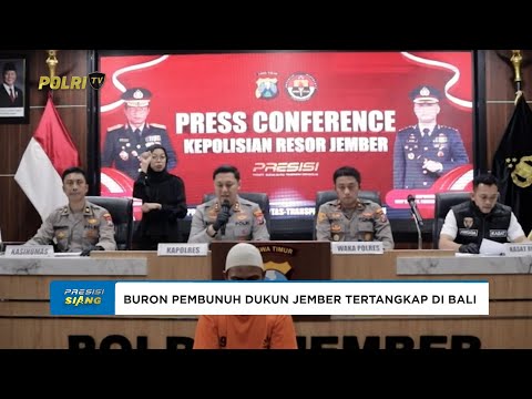 POLRES JEMBER AMANKAN BURON PEMBUNUH DUKUN