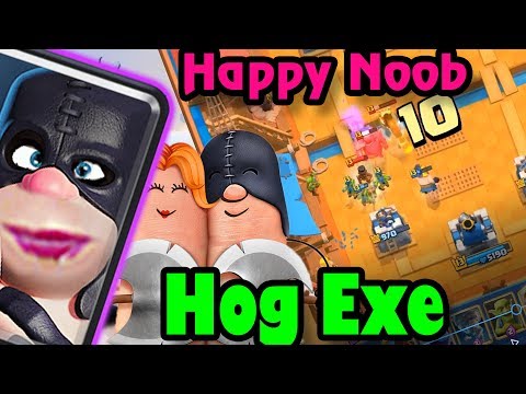 🔥 Happy Noob  👈 6200+ Hog Exenado Destroys Eveydeck! Clash Royale