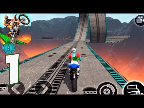 Impossible Motor Bike Tracks - Motorbike Driving Simulator - Gameplay Part 1(iOS, Android)