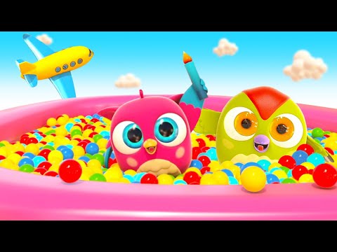 🔴 Cartoons for kids | Peck Peck the Woodpecker & Hop Hop the owl - Cars for kids LIVE