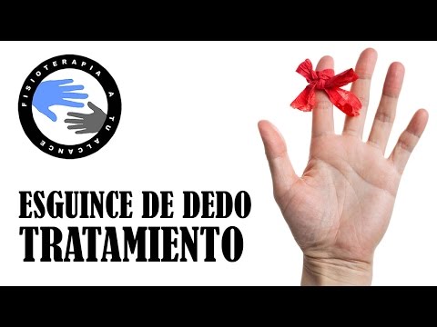 Como curar un esguince de dedo