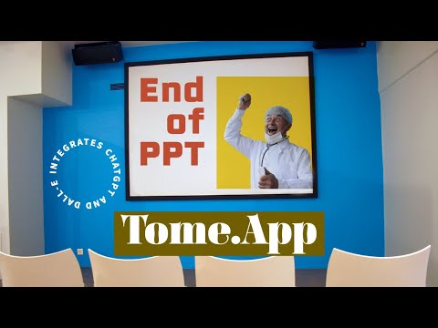 Create Any Presentation in one minute with Tome.app