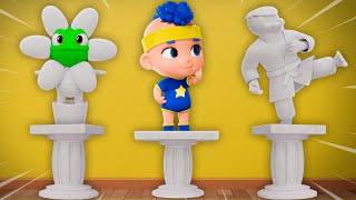 Chameleon Hide and Seek with Baby DB! | D Billions Kids Songs