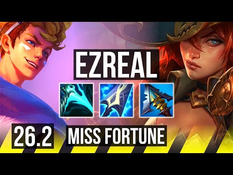 EZREAL & Zyra vs MISS FORTUNE & Rell (ADC) | KR Master | 26.2