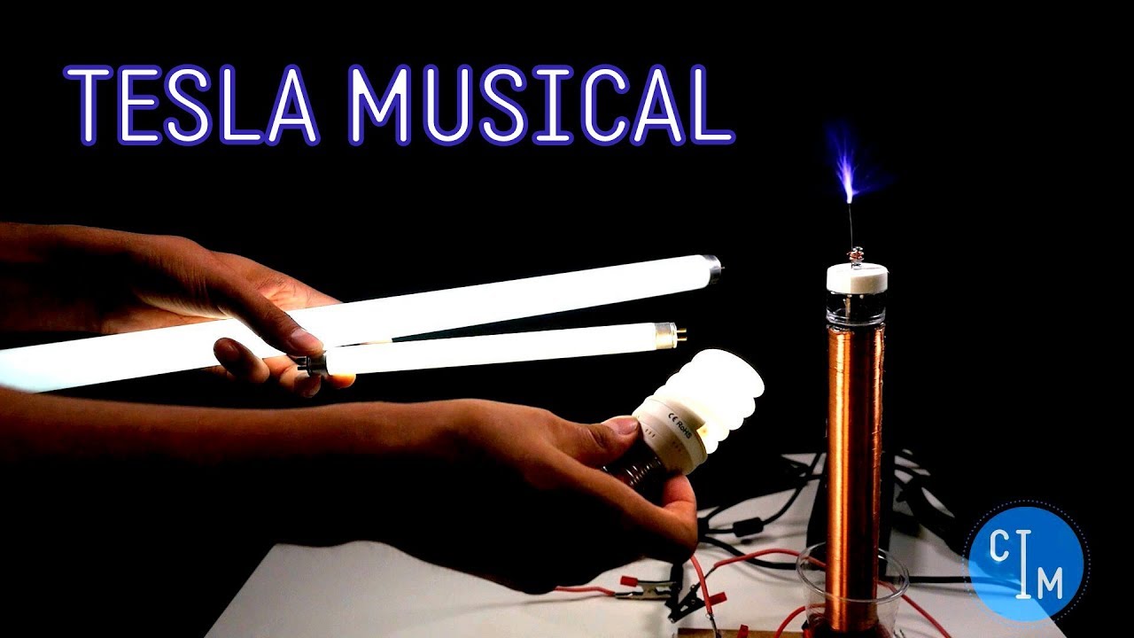 LA BOBINA DE TESLA MUSICAL MÁS FÁCIL DE HACER y POTENTE