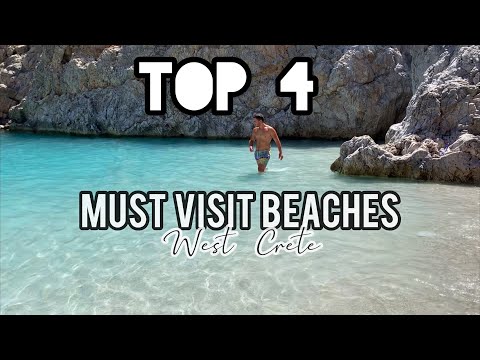 TOP 4 BEST BEACHES OF WEST CRETE ISLAND YOU MUST VISIT | CHANIA GREECE 2019 | WHERE TO GO IN GREECE