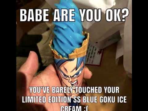 Super Saiyan Blue Ice Cream