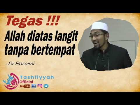 Tegas !!! Allah diatas langit tanpa bertempat