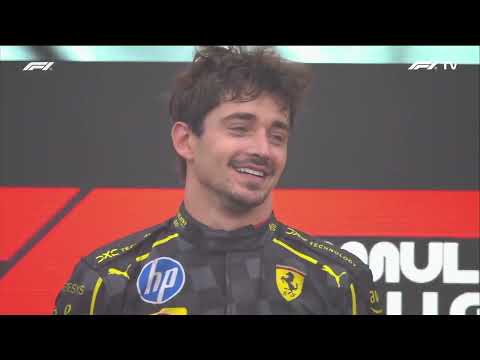 F1 2024 MONZA (RACE)- FERRARI SINGING ITALIAN NATIONAL ANTHEM