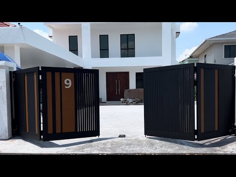 FULLY ALUMINIUM TRACKLESS AUTO GATE SYSTEM