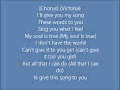 Victorious-Song To You Lyrics 