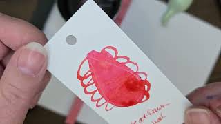 Rose At Dawn Ink Review Ferris Wheel Press Fountain Pen Ink